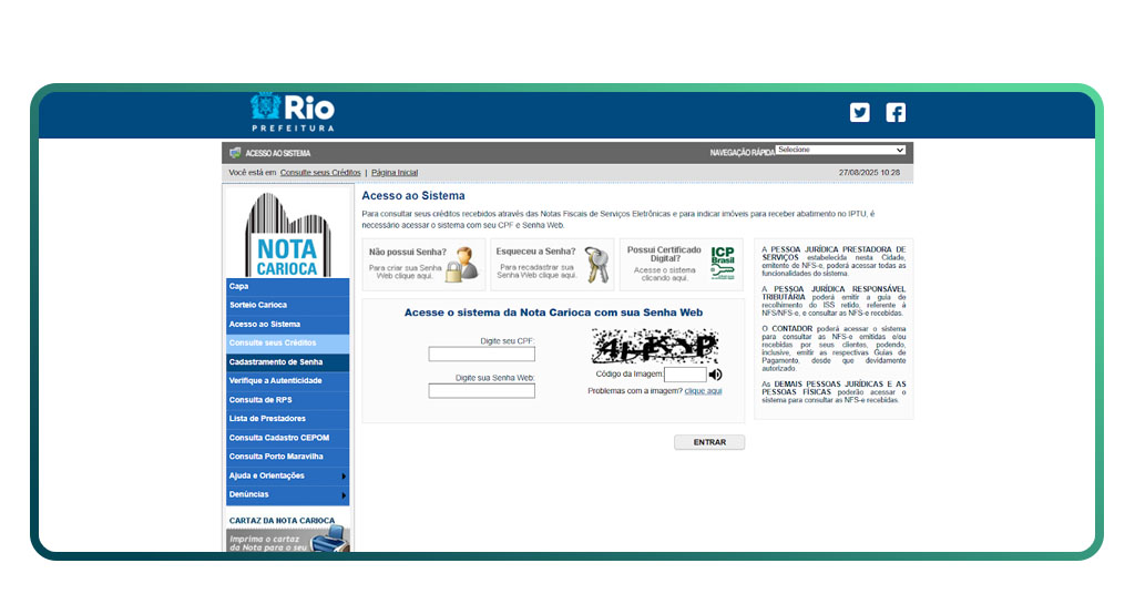 Nota Fiscal Carioca