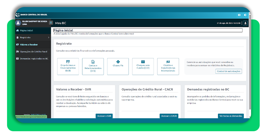 Valores a receber