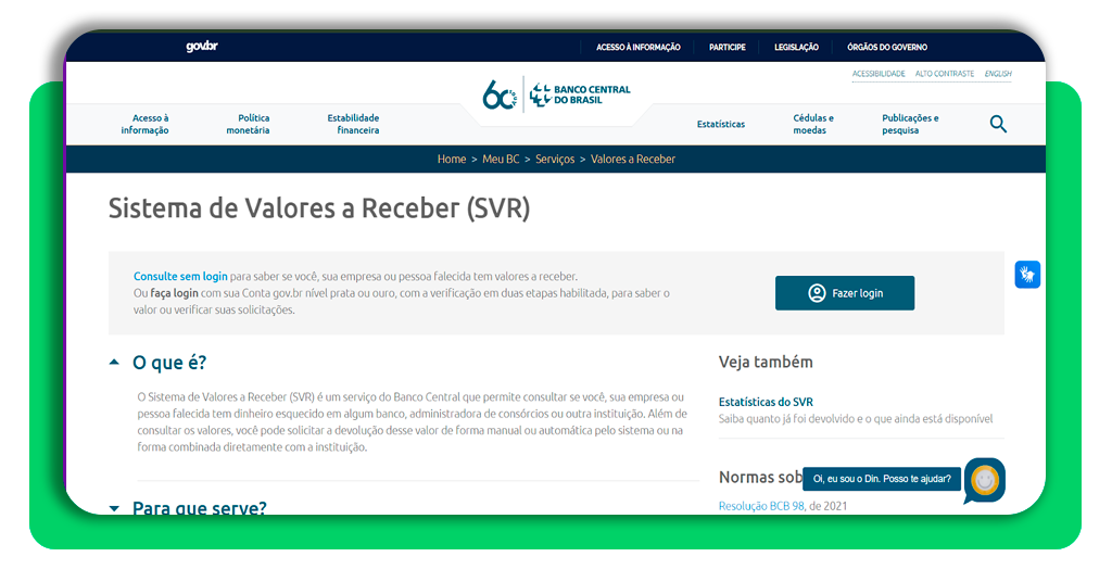 valores a receber automático