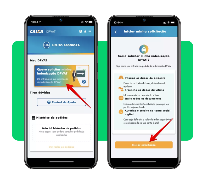 Solicitar a indenização do DPVAT