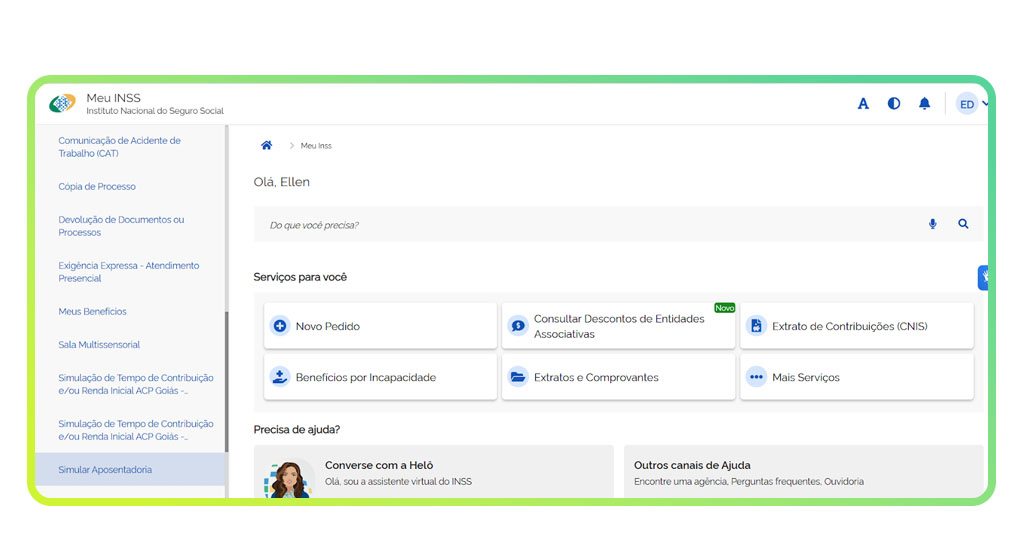 aposentadoria do INSS