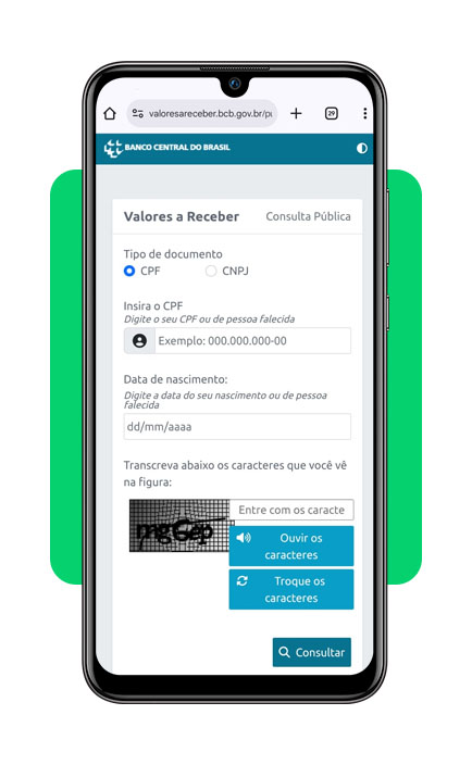 Valores a Receber de pessoas falecidas