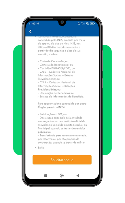 Saque aposentadoria do FGTS