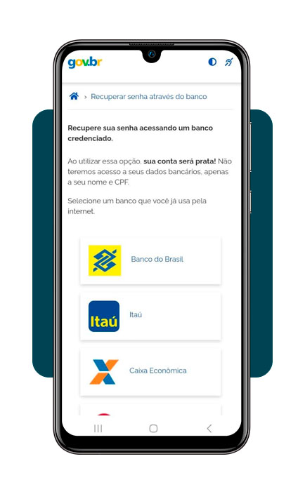 Recuperar a conta gov.br