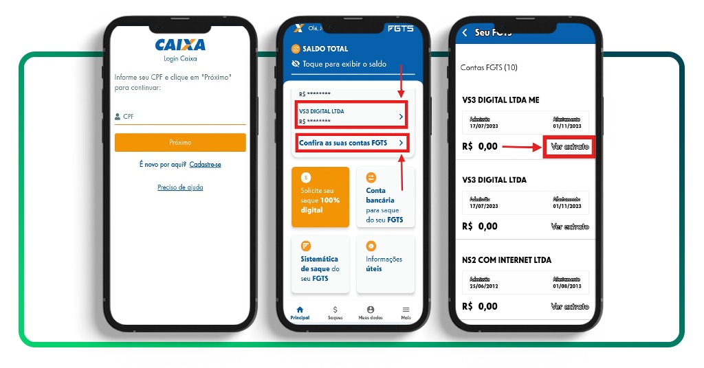 Consultar saldo do FGTS