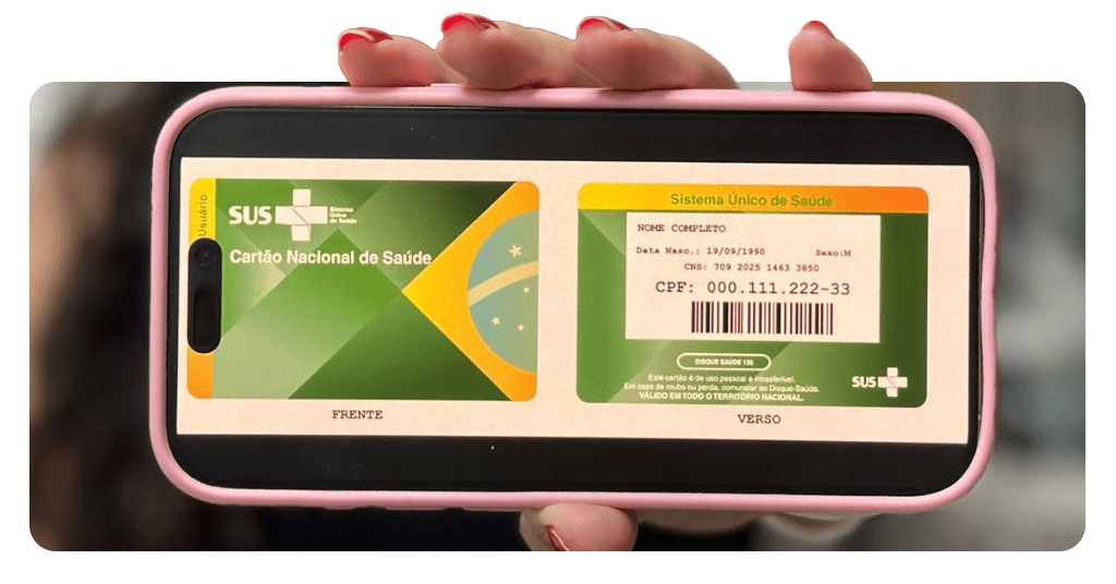 Cartão do SUS online