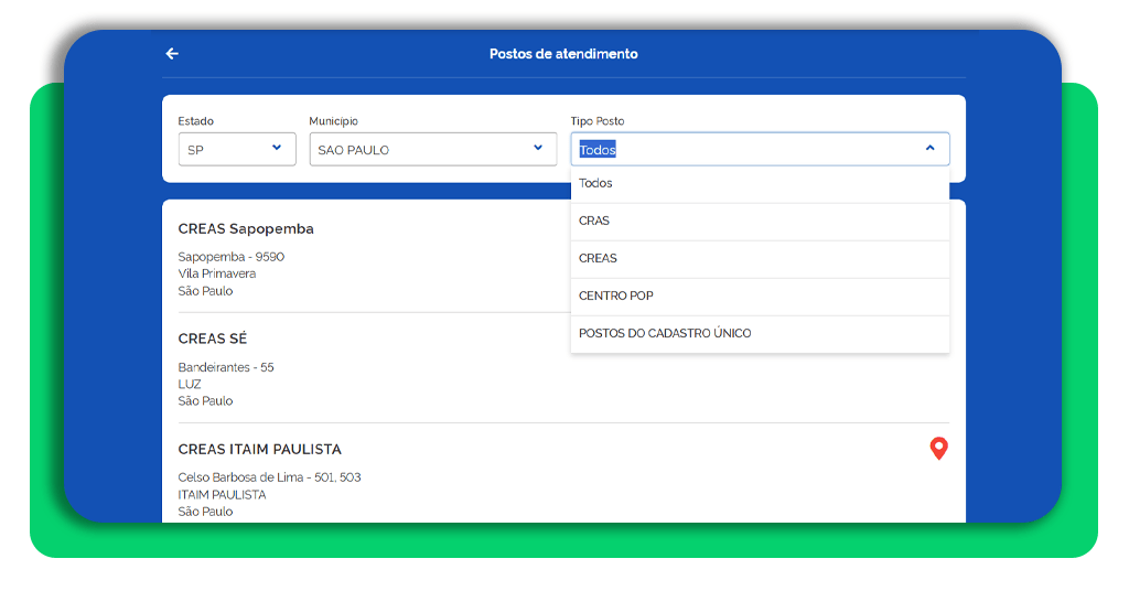 Cadastro para família unipessoal