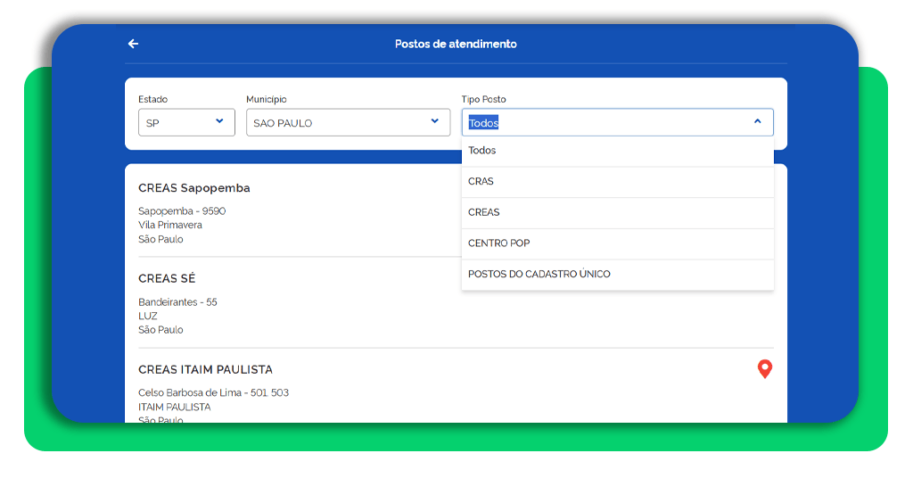 Benefícios do CadÚnico disponíveis