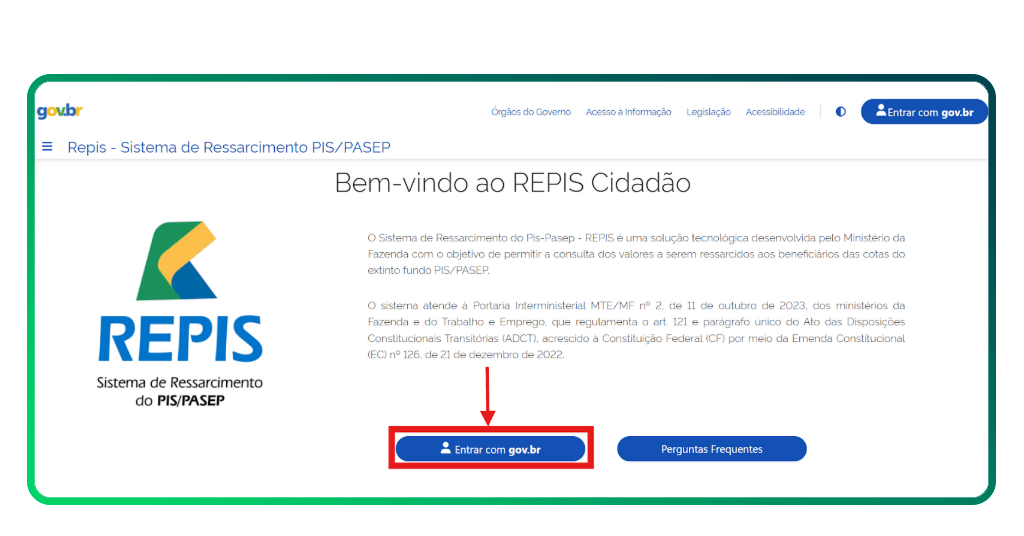 Dinheiro do Repis Cidadão