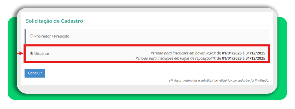 Estudantes do CadÚnico