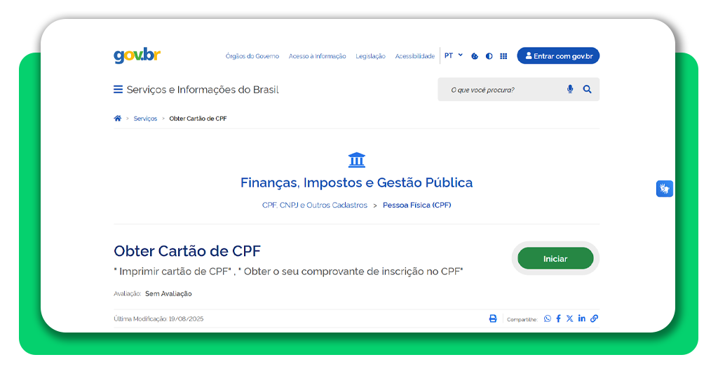 CPF digital