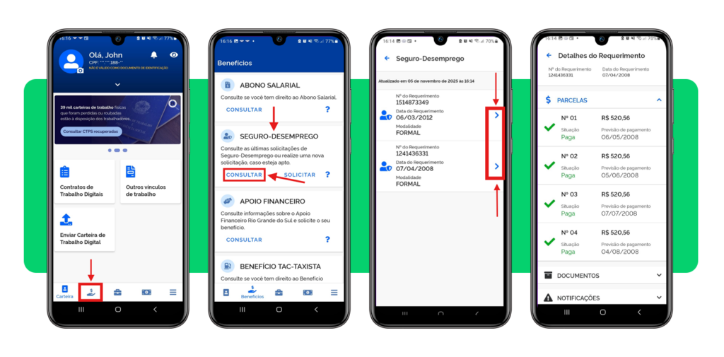 Solicitar o Seguro-Desemprego pelo celular Android