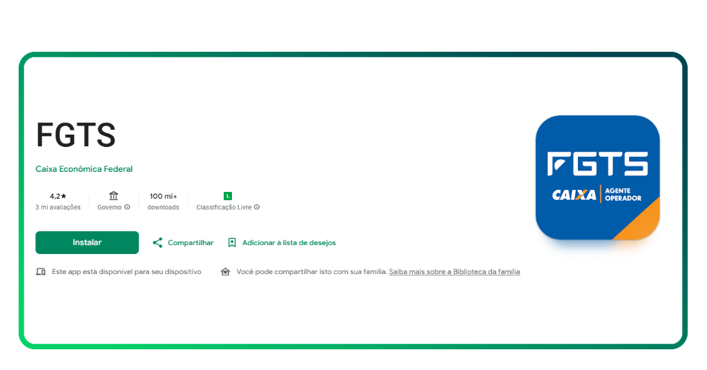 Baixar o aplicativo do FGTS