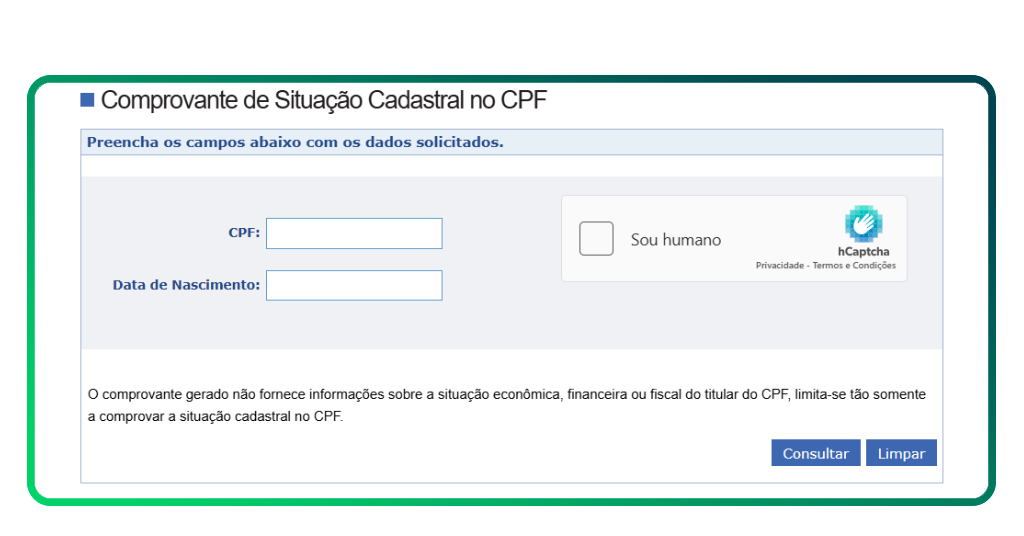 Consulta de CPF completa