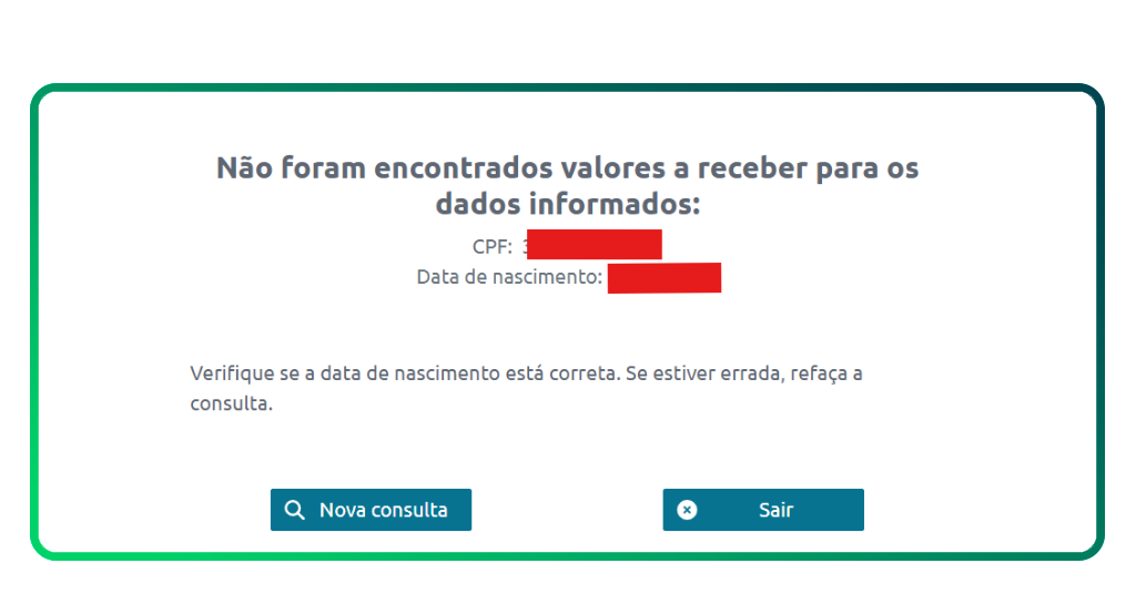 Dinheiro esquecido em 2026