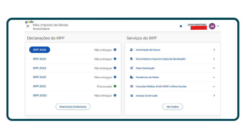 Lotes surpresas do IR