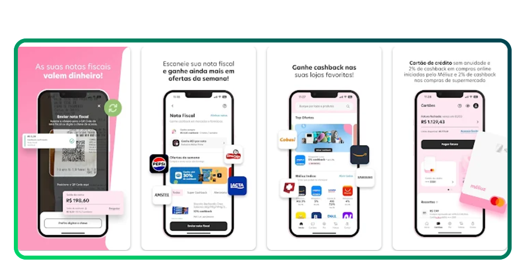 Dinheiro via Pix em notas fiscais