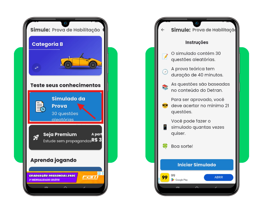 Simulado da CNH gratuito