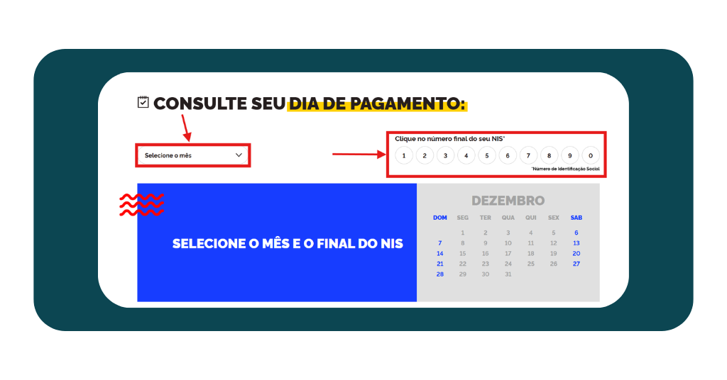 Calendário completo do Bolsa Família 2026