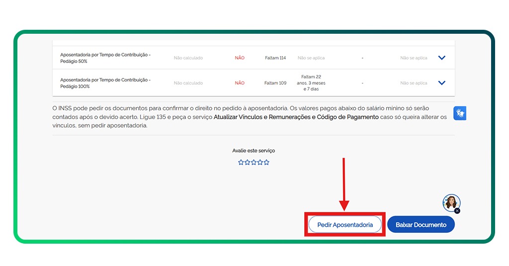 Aposentadoria por idade do INSS
