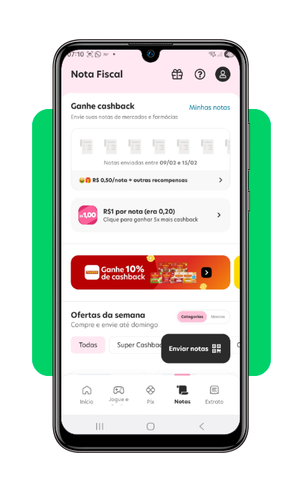 Ganhar dinheiro de nota fiscal