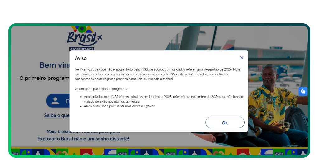 Cadastro no programa Voa Brasil
