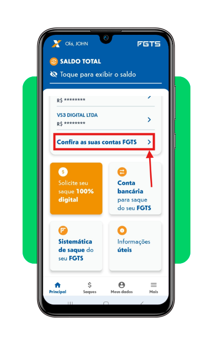 Dinheiro do FGTS inativo
