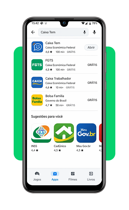 Atualizar o Caixa Tem