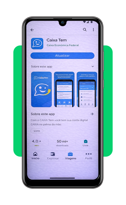 Atualizar o Caixa Tem