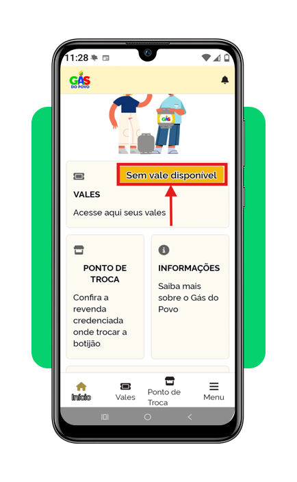 Nova recarga do Gás do Povo
