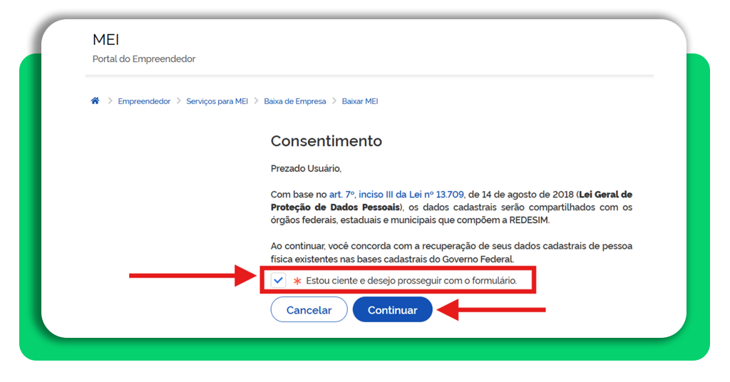 MEI pode receber BPC