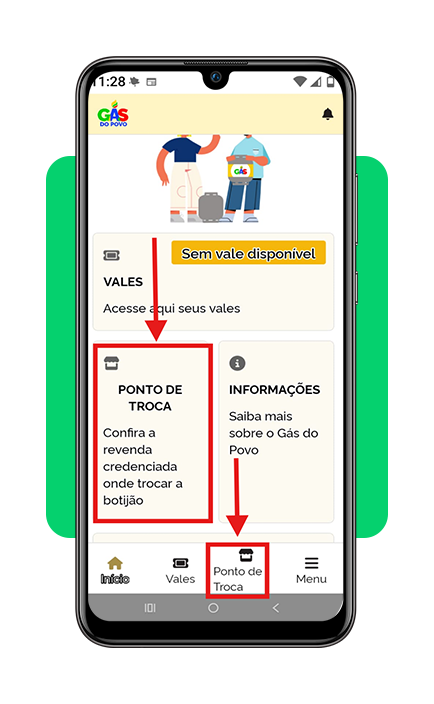 Nova recarga do Gás do Povo