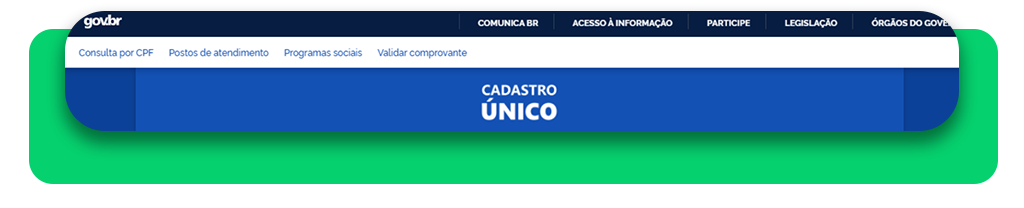 Pendências do CadÚnico no CPF