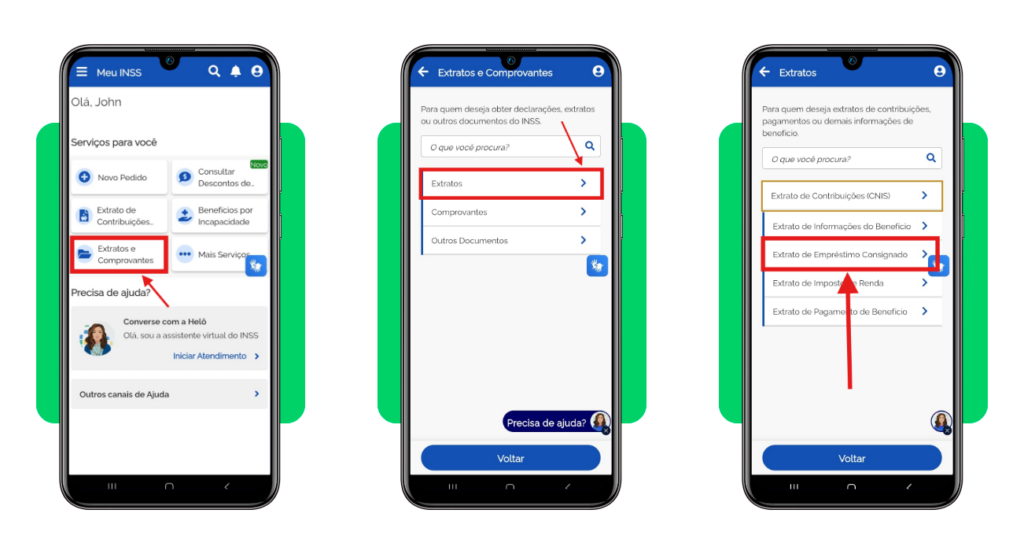 Consultar a margem do consignado disponível