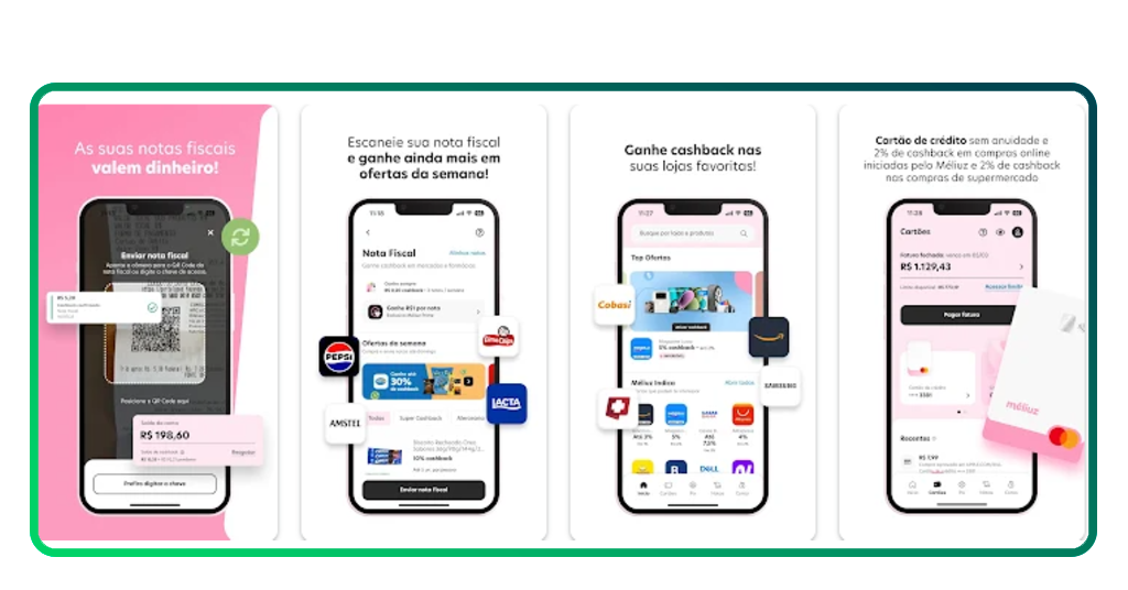 Dinheiro via Pix em notas fiscais