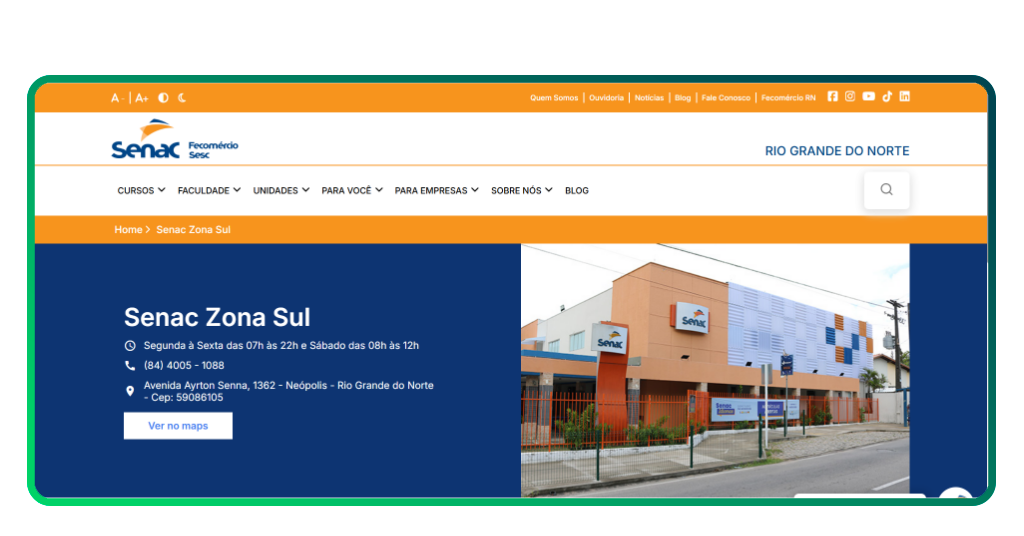 Curso grátis do SENAI/SENAC