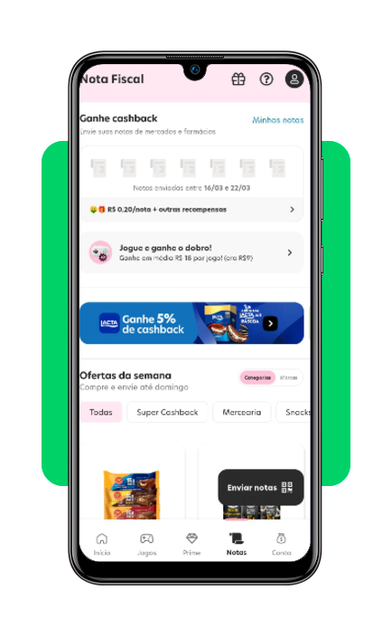 Ganhar dinheiro de nota fiscal