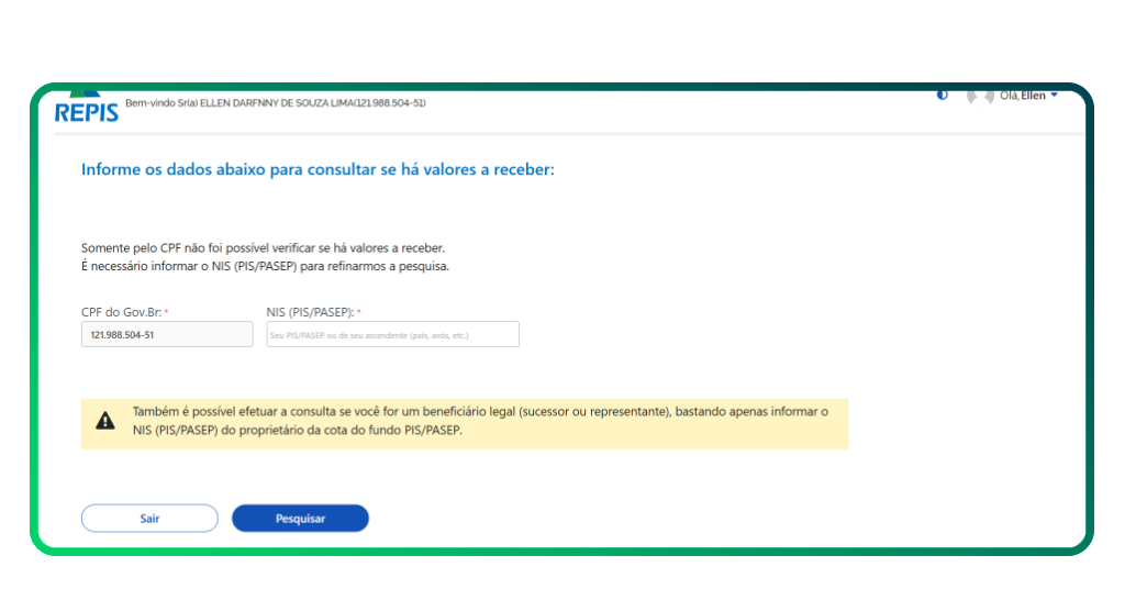 PIS/PASEP de parentes