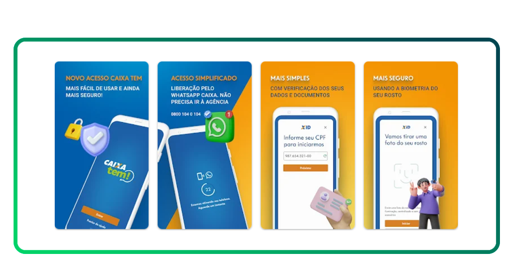 Ativar o cartão de benefício do governo