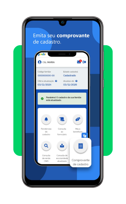Atualizar o CadÚnico pelo celular