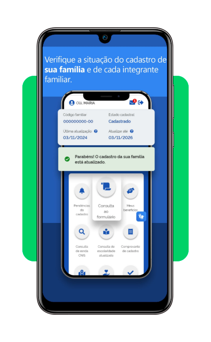 Atualizar o CadÚnico pelo celular
