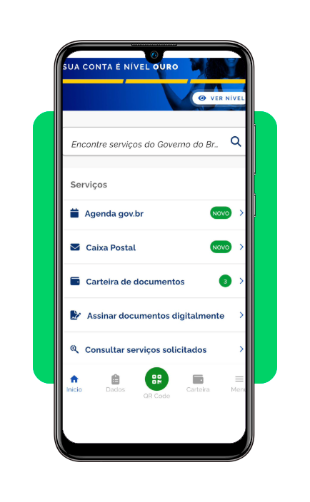 Novo RG digital no celular