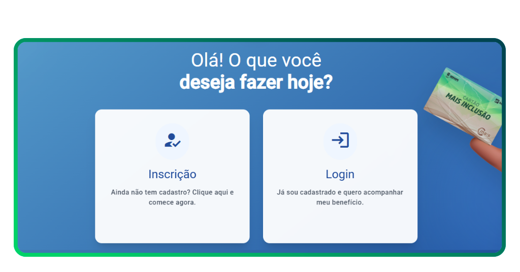 Cartão Mais Inclusão
