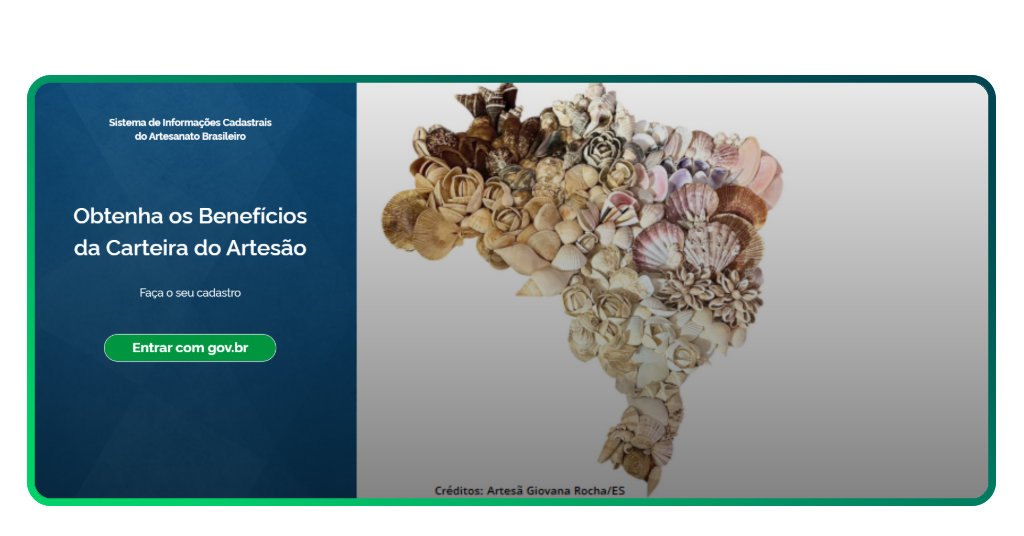 Carteira do Artesão grátis