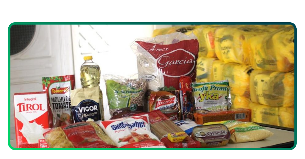 Cesta básica municipal grátis