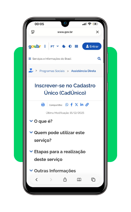 Cesta básica municipal grátis