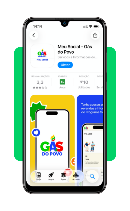 Botijões a receber do Gás do Povo 