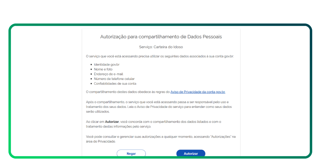 Solicitar a Carteira do Idoso