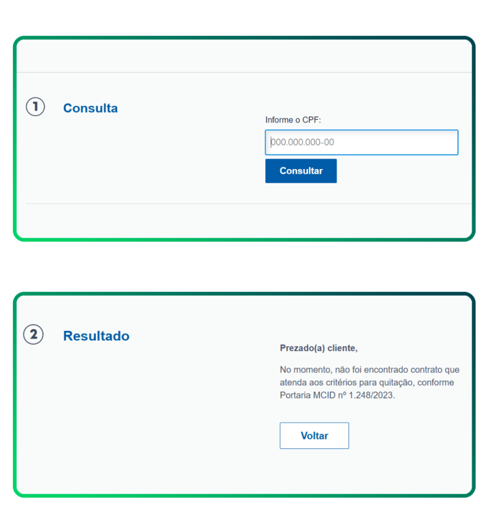 CPF no Minha Casa, Minha Vida
