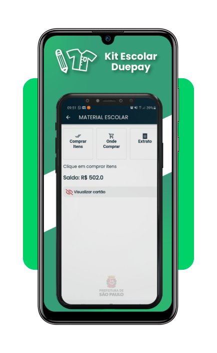 Saldo em auxílio escolar